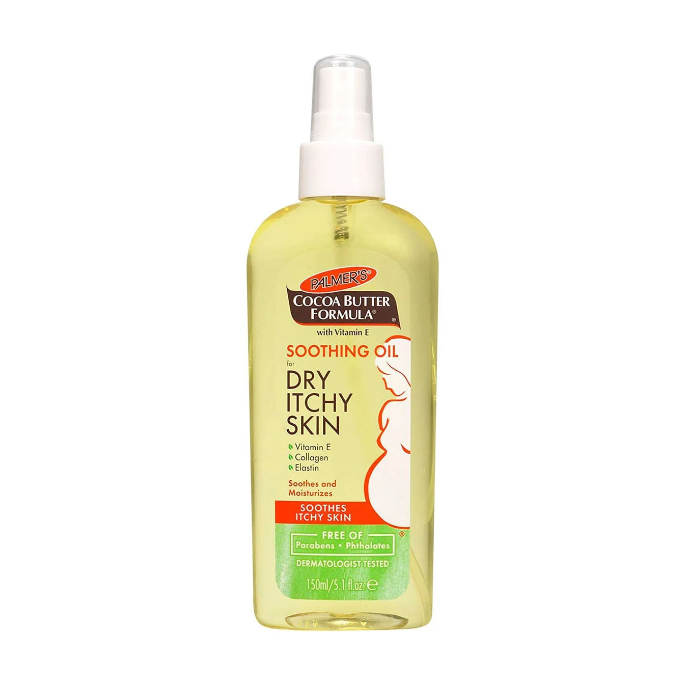 Заспокійлива олія для тіла Palmer's Cocoa Butter Formula Soothing Oil For Dry Itchy Skin з олією какао, для сухої та схильної до свербіння шкіри, 150 мл